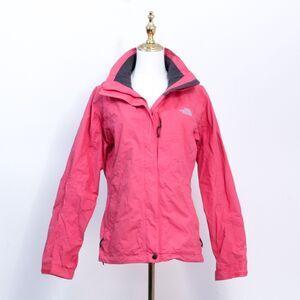 North Face Jacket Women's HyVent Pink Waterproof Jacket/Coat, Size Medium